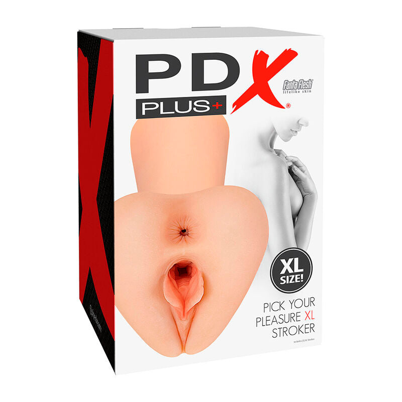 PDX PLUS - PICK YOUR PLEASURE XL REALISTIC STROKER FLESH - Amore24