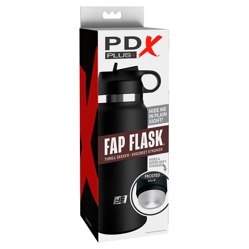PDX PLUS - FAP FLASK BOTTLE DISCRET STROKER CLEAR MODEL 1 - Amore24