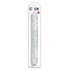 KING COCK - DOUBLE TROUBLE DOUBLE DILDO 46 CM CLEAR - Amore24