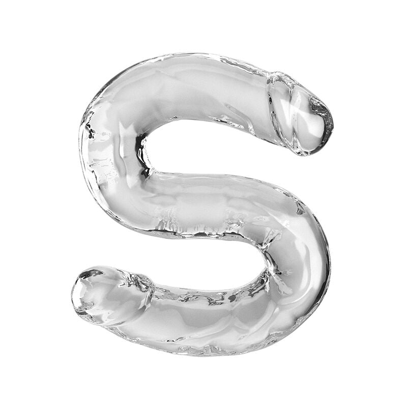 KING COCK - DOUBLE TROUBLE DOUBLE DILDO 46 CM CLEAR - Amore24