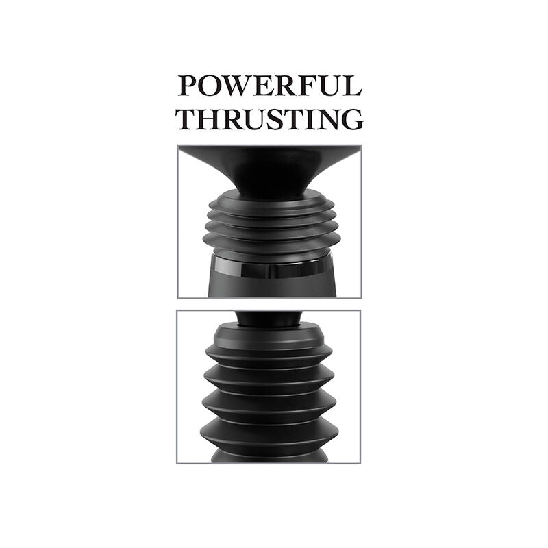 FETISH FANTASY SERIES - BODY DOCK THRUSTER DILDO CLAMP WITH 7 PUSH MODES BLACK - Amore24