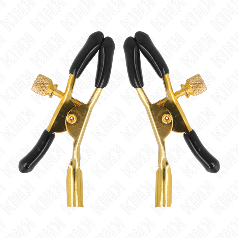 KINK - GOLD NIPPLE CLAMPS 6 CM - Amore24