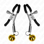KINK - GOLD SINGLE BELL NIPPLE CLAMP 6 CM - Amore24