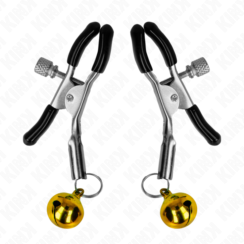 KINK - GOLD SINGLE BELL NIPPLE CLAMP 6 CM - Amore24