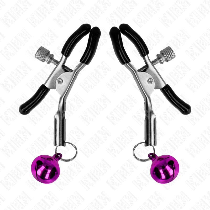 KINK - PURPLE SINGLE BELL NIPPLE CLAMP 6 CM - Amore24