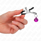 KINK - PURPLE SINGLE BELL NIPPLE CLAMP 6 CM - Amore24