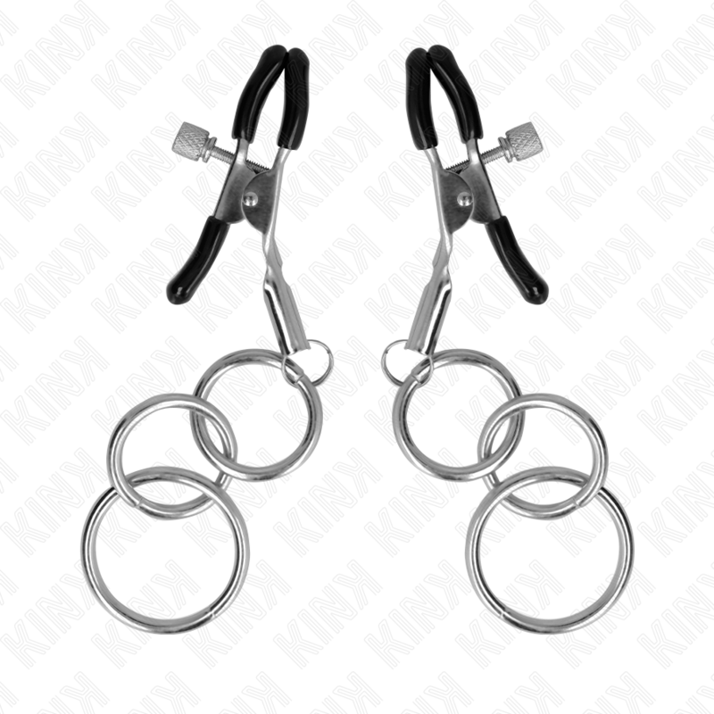 KINK - 3 O-RING NIPPLE CLAMP 6 CM - Amore24