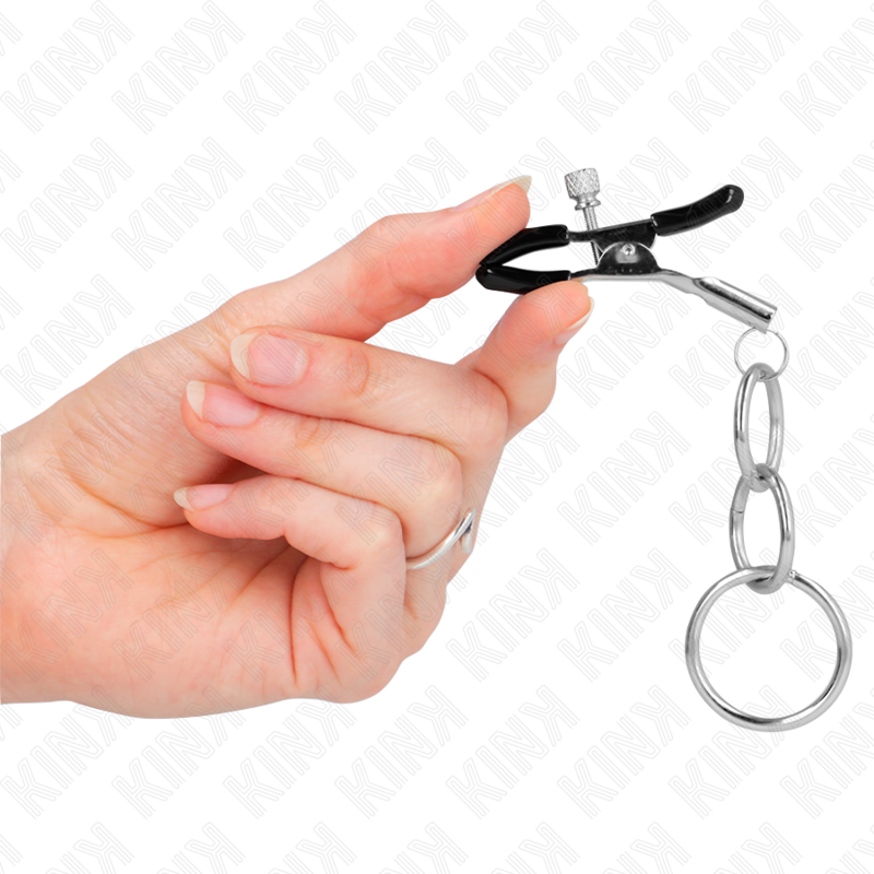 KINK - 3 O-RING NIPPLE CLAMP 6 CM - Amore24