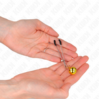 KINK - THIN BELL NIPPLE CLAMPS GOLD 7 CM - Amore24