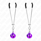 KINK - THIN BELL NIPPLE CLAMPS PURPLE 7 CM - Amore24