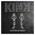 KINK - JAPANESE CLOVER NIPPLE CLAMPS WITH HOOKS SILVER - Amore24