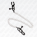 KINK - FLAT CHAIN NIPPLE CLAMPS SILVER 30 CM - Amore24