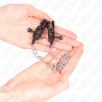 KINK - FLAT CHAIN NIPPLE CLAMPS SILVER 30 CM - Amore24
