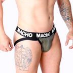 MACHO - MX27GR LEATHER JOCK GRAY BEIGE XL - Amore24