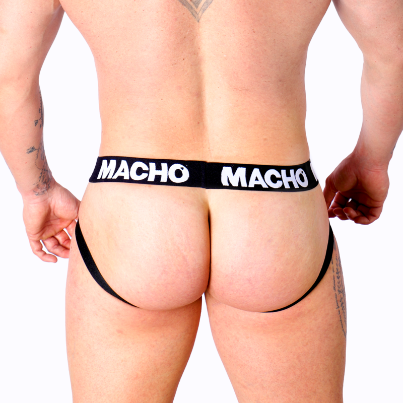 MACHO - MX25NC JOCK BLACK LEATHER XL - Amore24