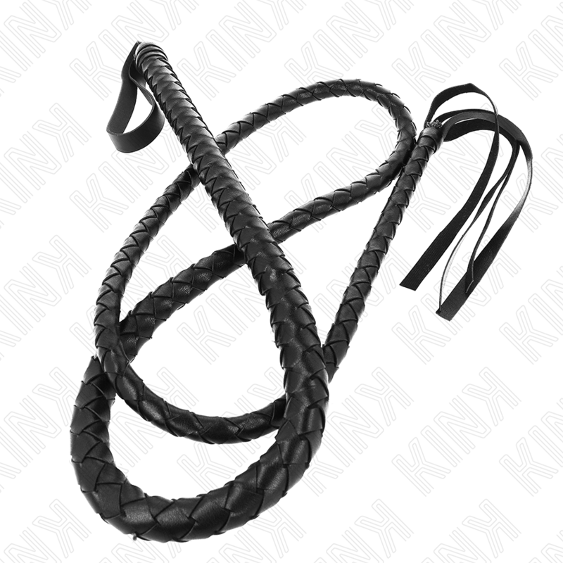 KINK - LONG BLACK SNAKE WHIP 210 CM - Amore24