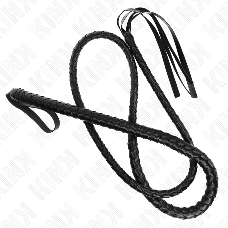 KINK - LONG BLACK SNAKE WHIP 210 CM - Amore24