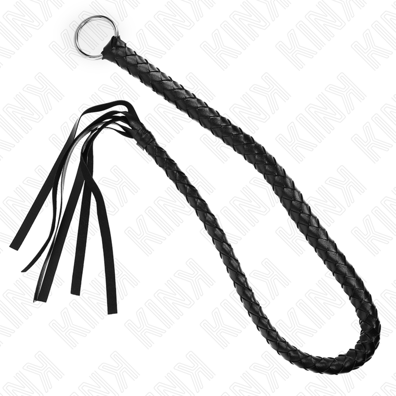 KINK - SNAKE WHIP WITH BLACK HAND RING 65 CM - Amore24