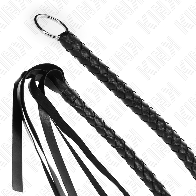 KINK - SNAKE WHIP WITH BLACK HAND RING 65 CM - Amore24