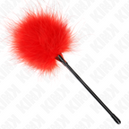 KINK - RED TICKLE FEATHERS USED FOR THE BONDAGE KIT 27 CM - Amore24