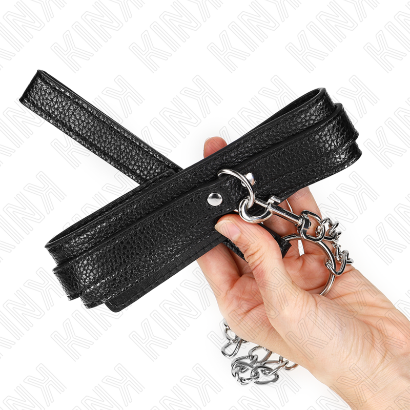 KINK - SNAKE PATTERN NECKLACE WITH LEASH 65 CM - Amore24