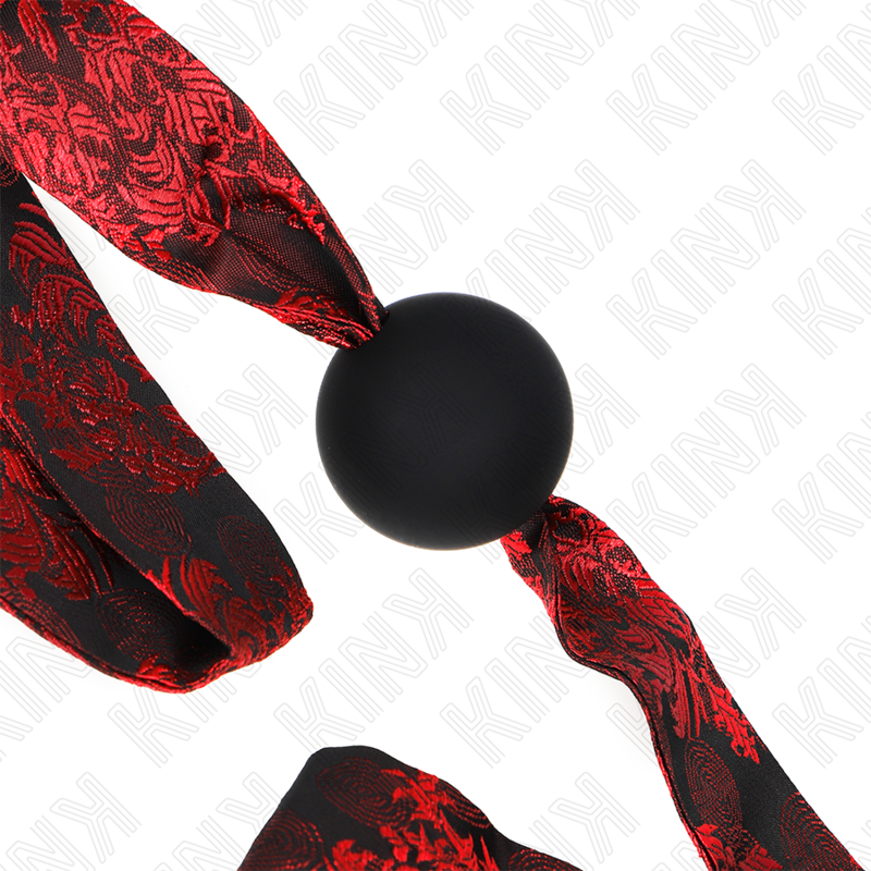 KINK - SCANDAL SILICONE BALL 4.5 CM GAG MODEL 2 146 x 4 CM - Amore24