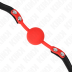 KINK - RED SILICONE BALL 4 CM GAG 60 x 2 CM - Amore24
