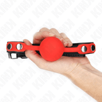 KINK - RED SILICONE BALL 4 CM GAG 60 x 2 CM - Amore24
