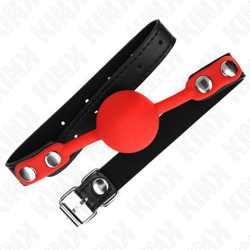 KINK - RED SILICONE BALL 4 CM GAG 60 x 2 CM - Amore24