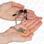 KINK - CHAIN NIPPLE CLAMPS WITH BELL 30 CM - Amore24