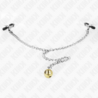 KINK - CHAIN NIPPLE CLAMPS WITH BELL 30 CM - Amore24