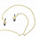 KINK - 4 NIPPLE AND CLIT CLAMPS ADJUSTABLE GOLD - Amore24