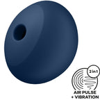 SATISFYER - AIR POWER 4 STIMULATOR & VIBRATOR 12 VIBRATIONS BLUE - Amore24