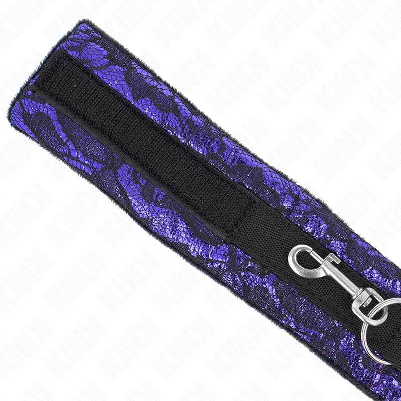 KINK - SHORT VELVET LACE NECKLACE WITH BELT 105 CM WITH NYLON TRIM 44 X 5.5 CM - Amore24