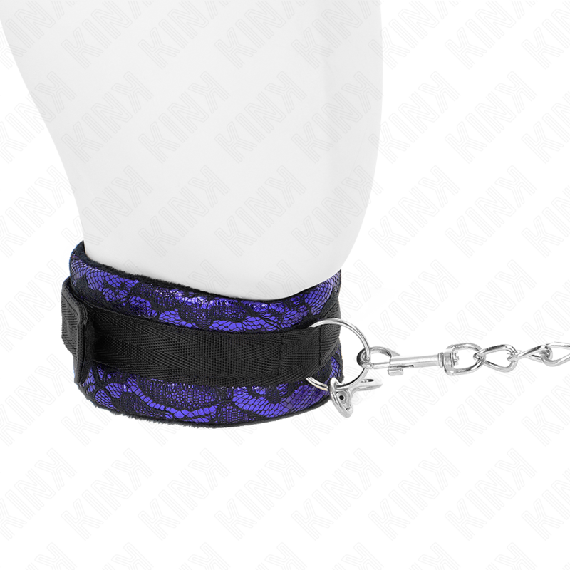 KINK - SHORT VELVET LACE NECKLACE WITH BELT 105 CM WITH NYLON TRIM 44 X 5.5 CM - Amore24