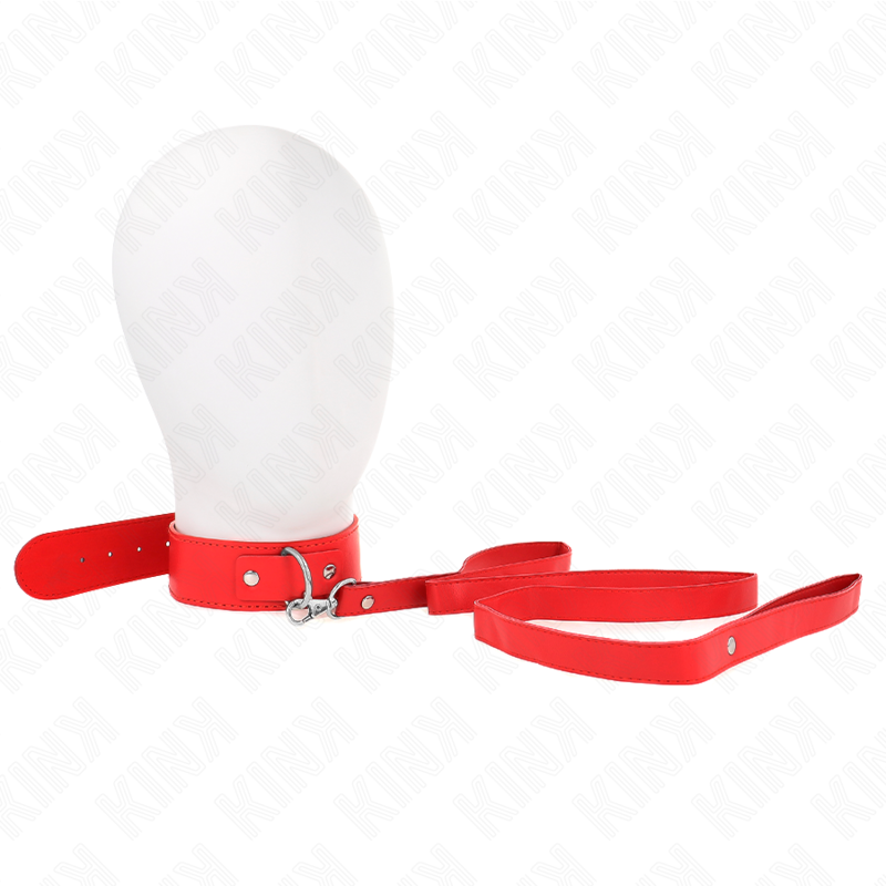 KINK - NECKLACE WITH BELT 116 CM ROJO STRAP ADJUSTABLE 32-50 CM X 8 CM - Amore24