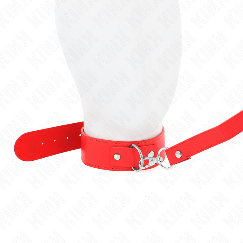 KINK - NECKLACE WITH BELT 116 CM ROJO STRAP ADJUSTABLE 32-50 CM X 8 CM - Amore24