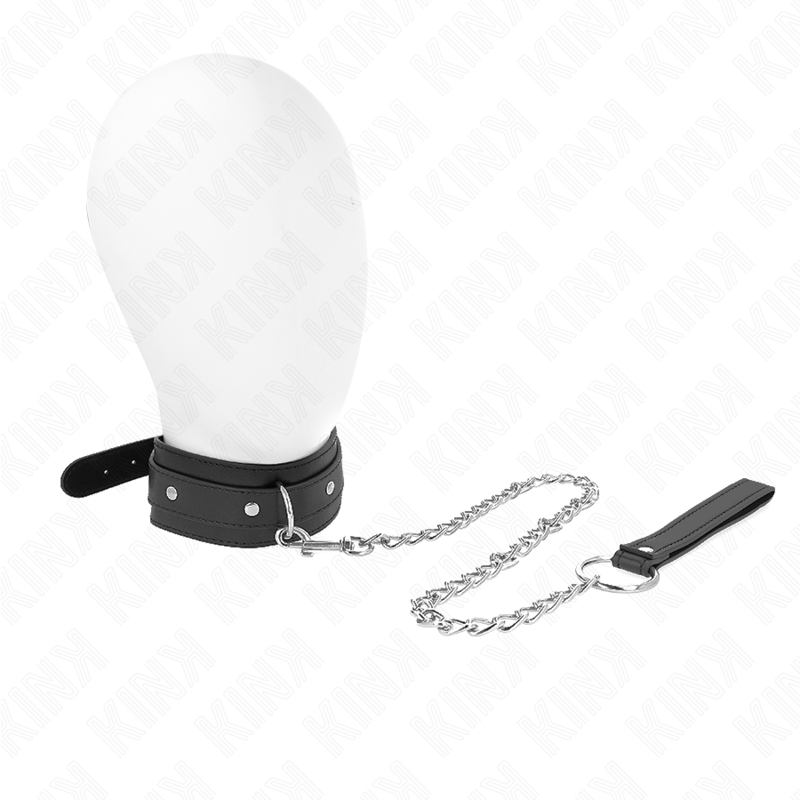 KINK - NECKLACE WITH LEASH 65 CM 1 RING ADJUSTABLE 38-49 CM X 5 CM - Amore24