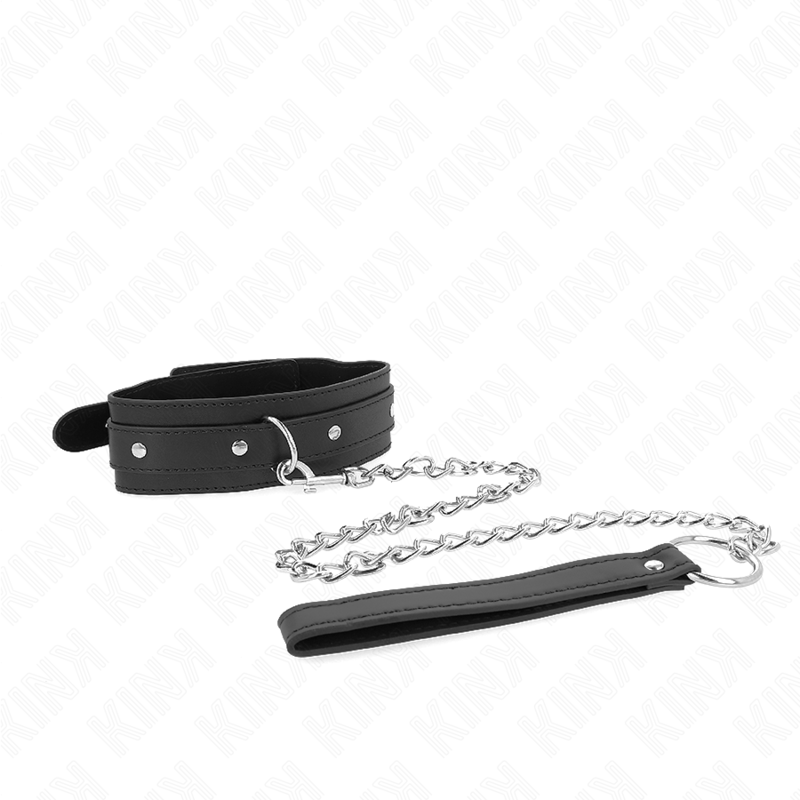 KINK - NECKLACE WITH LEASH 65 CM 1 RING ADJUSTABLE 38-49 CM X 5 CM - Amore24