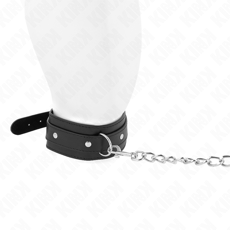 KINK - NECKLACE WITH LEASH 65 CM 1 RING ADJUSTABLE 38-49 CM X 5 CM - Amore24