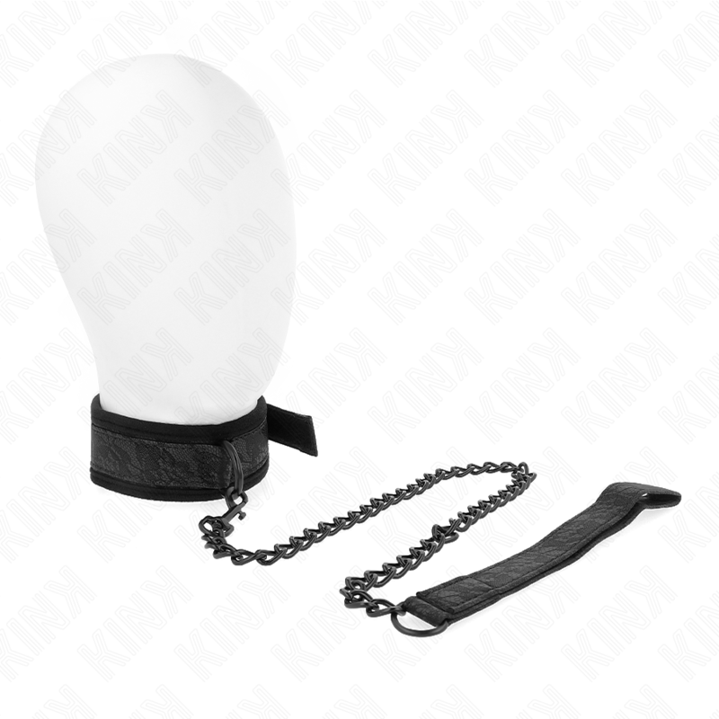 KINK - BASIC MODEL COLLAR WITH LEASH 77 CM MODEL 5 AJUSTABLE 34-54 CM X 5 CM - Amore24