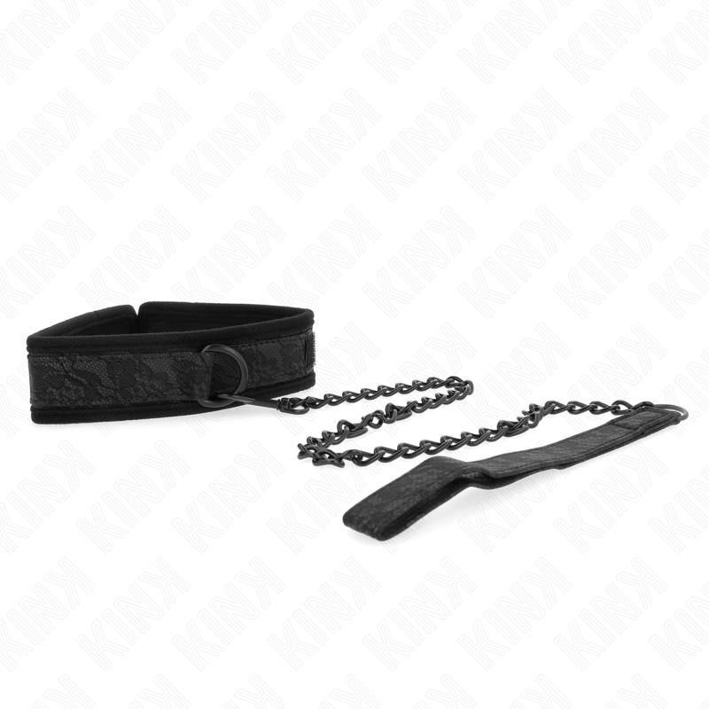 KINK - BASIC MODEL COLLAR WITH LEASH 77 CM MODEL 5 AJUSTABLE 34-54 CM X 5 CM - Amore24