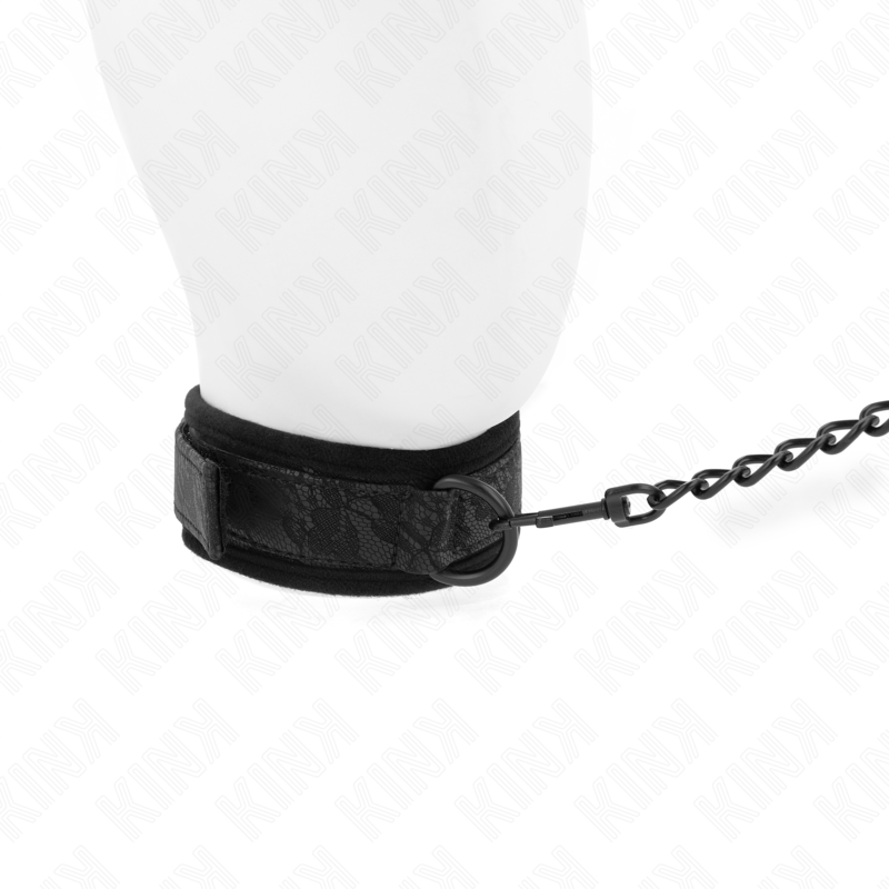 KINK - BASIC MODEL COLLAR WITH LEASH 77 CM MODEL 5 AJUSTABLE 34-54 CM X 5 CM - Amore24