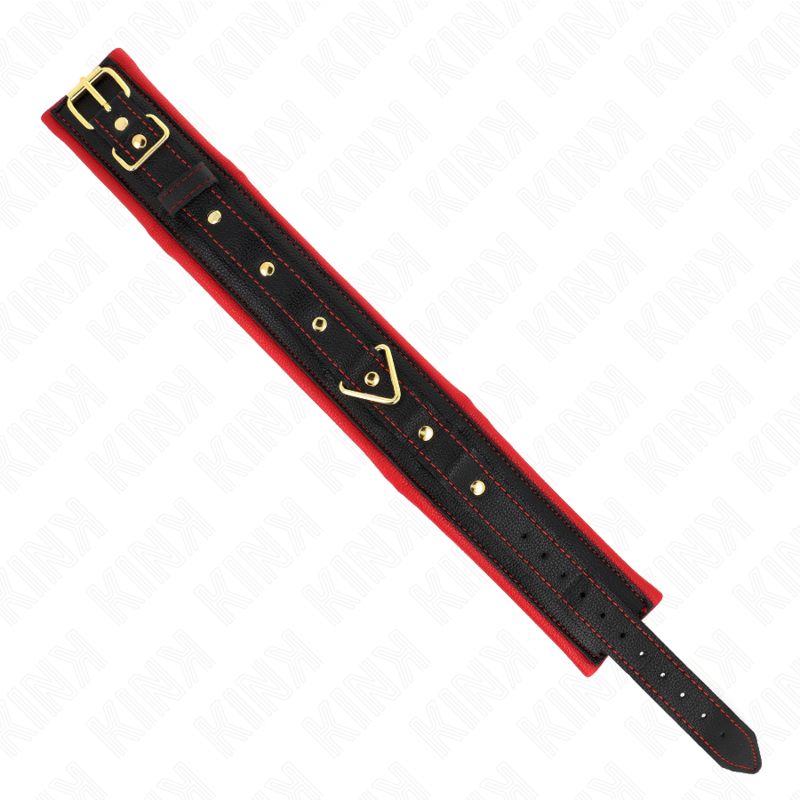 KINK - COLLAR WITH PLAIN FABRIC LEASH ADJUSTABLE 33-48 CM X 5.7 CM - Amore24