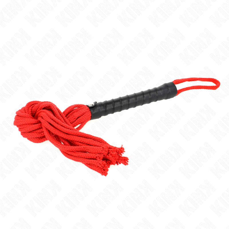 KINK - ROJO ROPE WHIP 56 CM - Amore24
