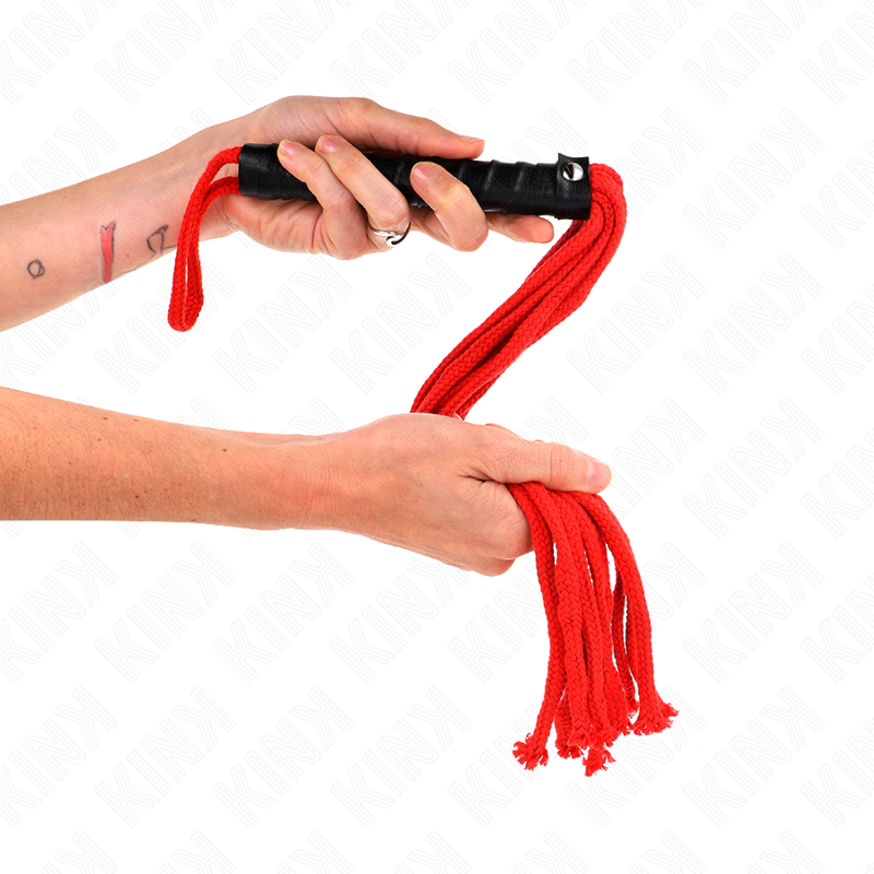 KINK - ROJO ROPE WHIP 56 CM - Amore24