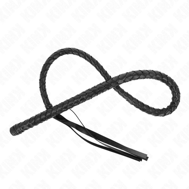 KINK - LONG WHIP WITH BEADS 110 CM - Amore24