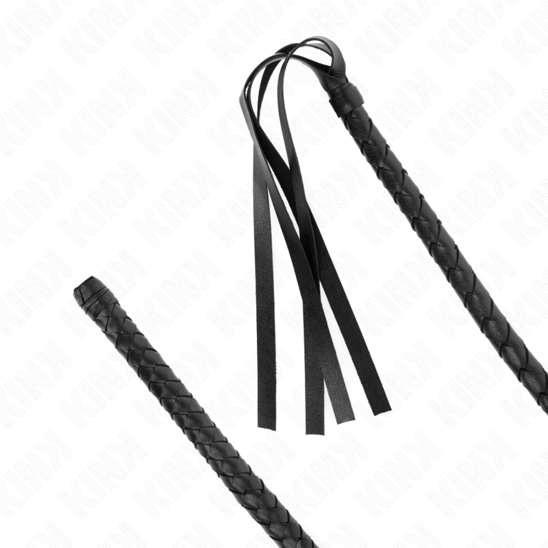 KINK - LONG WHIP WITH BEADS 110 CM - Amore24
