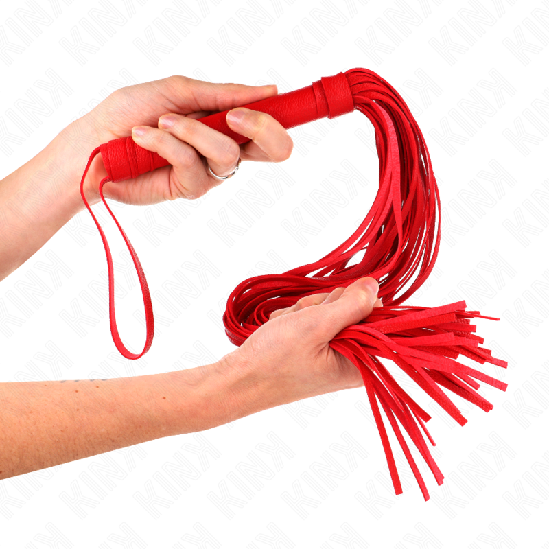 KINK - RED SOFT PVC WHIP 70 CM - Amore24