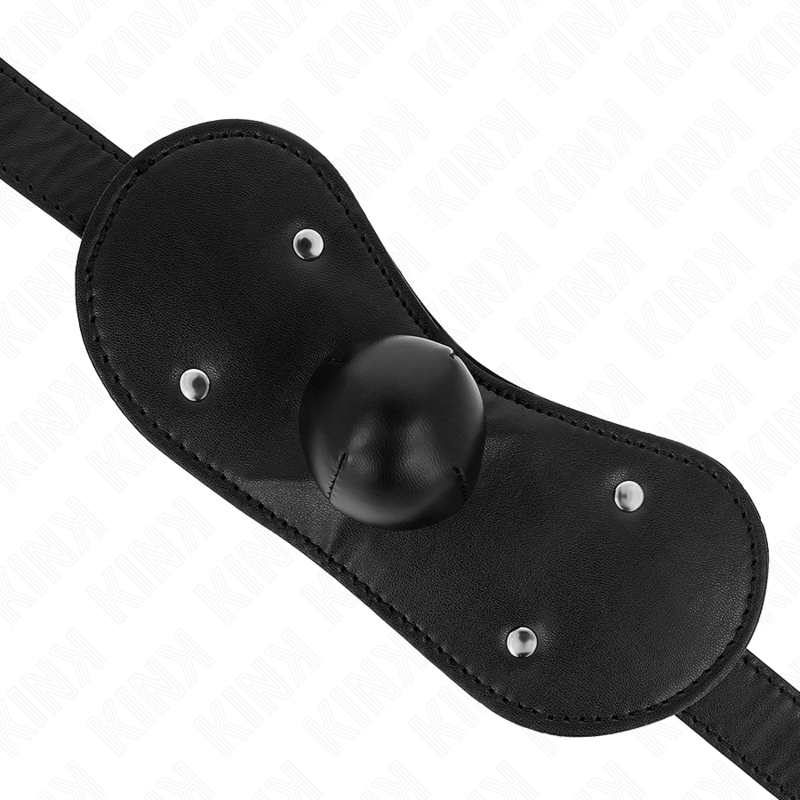 KINK - BALL GAG MOUTH MASK WITH LOCK ADJUSTABLE 42-60 CM - Amore24